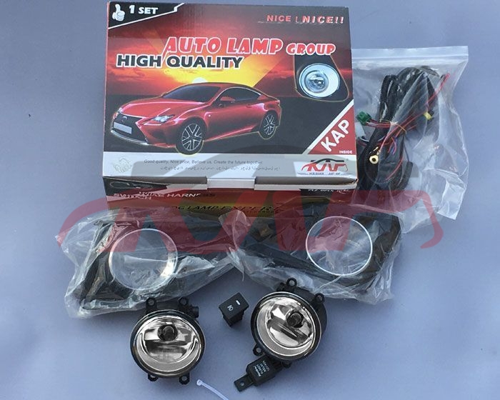 For Toyota 2062007 Corolla Middle East&nbsp;fog Lamp Group, Cover Is Chrome&nbsp;, Corolla Car Accessorie Catalog, Toyota   Foglamp-