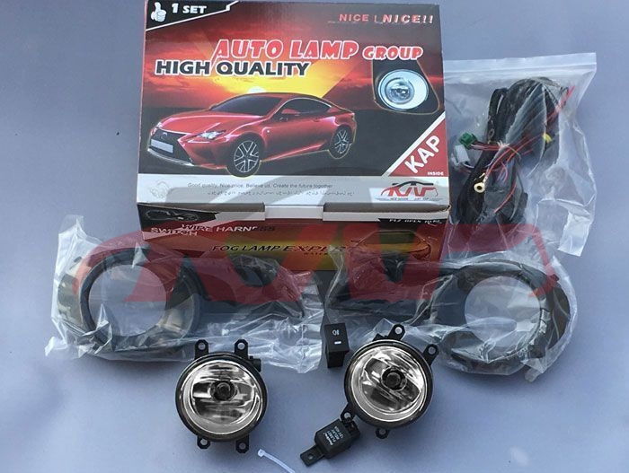 For Toyota 2472009-2011 Highlander&nbsp;foglamp,group,black&nbsp;, Highlander Carparts Price, Toyota       Car Fog Light-