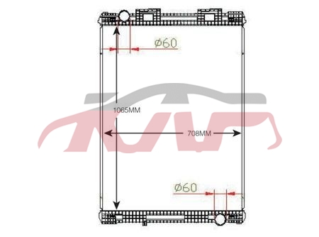 For Truck 608radiator&nbsp;&nbsp;, Truck  Auto Lamp, Radiator Auto Parts-