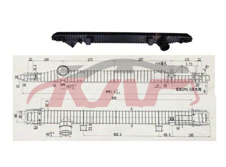 For Truck 608radiator&nbsp;&nbsp;, Radiator Automobile Parts, Truck  Auto Lamp-