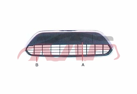 For Ford 7032009 Focus Sedan&nbsp;front Bumper Grille Lower&nbsp;, Focus List Of Car Parts, Ford   Automotive Accessories-