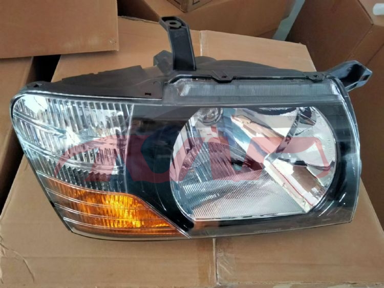 For Mitsubishi 13312001-2006 Pajero V73&nbsp;head Lamp Black 2001&nbsp;r Mr548034 L Mr548033, Pajero Auto Parts Manufacturer, Mitsubishi   Automotive Parts-R MR548034 L MR548033
