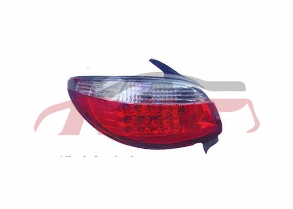 For Peugeot 831t11&nbsp;tail Lamp Crystal White)&nbsp;, Peugeot  Auto Lamp, 206 Car Spare Parts-