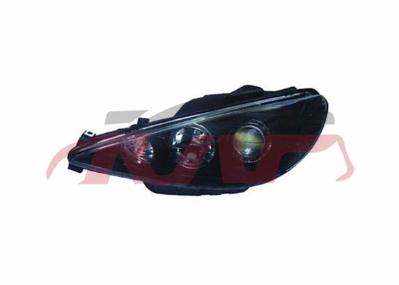 For Peugeot 831t11&nbsp;head Lampblack)&nbsp;, Peugeot   Car Body Parts, 206 Automotive Accessories-