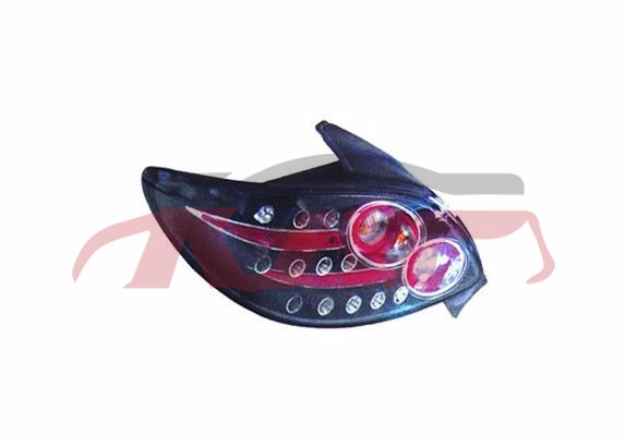 For Peugeot 831t11&nbsp;tail Lampcrystal All Grey)&nbsp;, 206 Auto Parts Shop, Peugeot   Automotive Accessories-