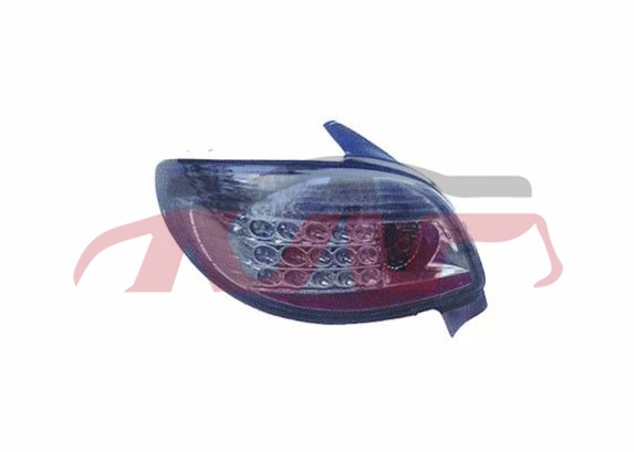 For Peugeot 831t11&nbsp;tail Lampcrystal All Grey)&nbsp;, Peugeot  Auto Part, 206 Car Parts Discount-