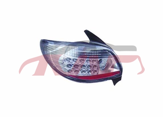 For Peugeot 831t11&nbsp;tail Lampcrystal All White)&nbsp;, 206 Accessories, Peugeot  Auto Lamp-