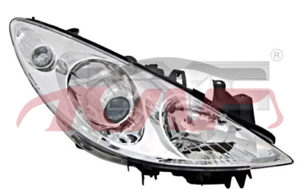 For Peugeot 832t31 T33  2009&nbsp;head Lamp&nbsp;620886  620686, 207 Car Accessorie, Peugeot  Car Parts-620886  620686