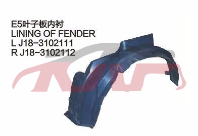 For Chery 511e5&nbsp;inner Fender&nbsp;, Chery   Automotive Accessories, E  Parts-