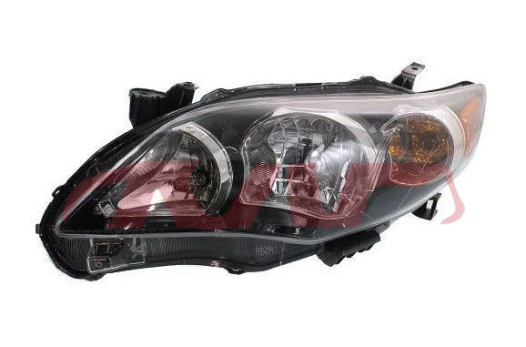 For Toyota 2052010 Corolla Usa&nbsp;head Lamp,black&nbsp;l 81110-02b60 R 81150-02b60, Corolla Basic Car Parts, Toyota  Auto Headlight Bulb-L 81110-02B60 R 81150-02B60
