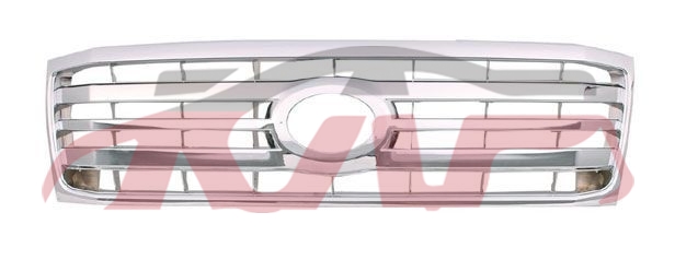 适用于丰田2005-2006 兰德酷路泽 FJ100&nbsp;中网，全电镀&nbsp;, 兰德酷路泽 汽车配件价格, 丰田 中网格栅-