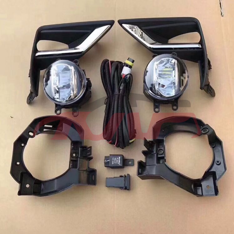 适用于丰田2018-2020 霸道&nbsp;雾灯套组&nbsp;81210-48051 81220-48051, 丰田 雾灯加雾灯框, 霸道普拉多 汽车配件价格-81210-48051 81220-48051