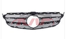 For Benz 472w205  14-18 Sport&nbsp;grille 黑色改装&nbsp;205 880 0023, C-class Car Accessories, Benz  Auto Grilles-205 880 0023