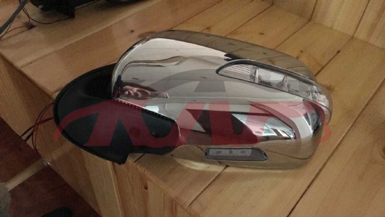 For Toyota 5872014 Hiace&nbsp;door Mirror, Electric Chrome W/9wire Led Lamp&nbsp;, Toyota   Automotive Parts, Hiace Advance Auto Parts-