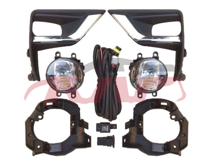 适用于丰田2018-2020 霸道&nbsp;雾灯套组&nbsp;81210-48051 81220-48051, 丰田 雾灯加雾灯框, 霸道普拉多 汽车配件价格-81210-48051 81220-48051