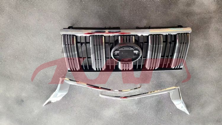 For Toyota 10172018-2020 Prado&nbsp;grille,w/mark W/moulding Deluxe&nbsp;53101-60f10 53101-60f20, Prado Auto Parts, Toyota  Abs Griils-53101-60F10 53101-60F20