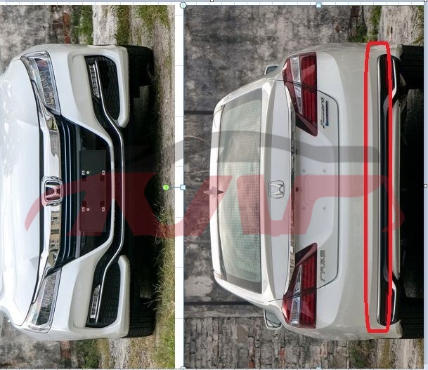 For Honda 10582016 Accord Cr1/2/4&nbsp;rear Bumper&nbsp;71503-t2f-a51  71151-t2f-a51, Honda   Guard Rear Bar , Accord Automotive Parts-71503-T2F-A51  71151-T2F-A51