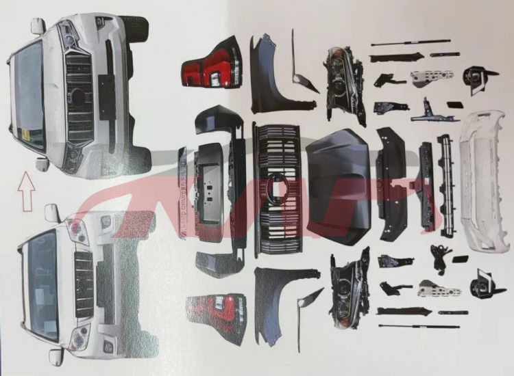 For Toyota 10172018-2020 Prado&nbsp;refit Kit&nbsp;, Prado Automotive Parts, Toyota   Car Modified Kit-