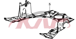 For Honda 10492017 Crv Rw1/2&nbsp;engine Cover,rear&nbsp;74110-tla-a01, Honda  Auto Parts, Crv  Automotive Parts-74110-TLA-A01