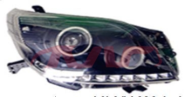 适用于丰田2010-2013 霸道/FJ150 前大灯 改装黑底LED款 , 霸道普拉多 汽车配件价格, 丰田 汽车配件-