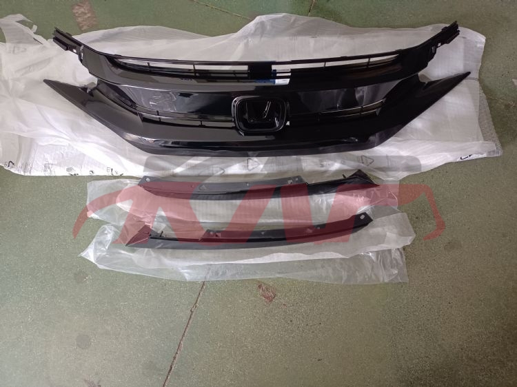 For Honda 8562016 civic Fc1/7&nbsp;grille,with Lamp Arch,without Logo&nbsp;, Civic Car Accessorie, Honda  Car Lamps-