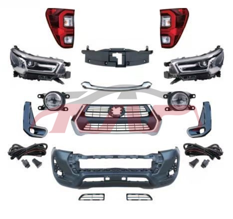 For Toyota 2312015 Hilux Revo&nbsp;kit Body16 Change To 2021)&nbsp;, Hilux Car Parts Discount, Toyota   Headlights Headlamps-