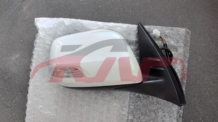 For Toyota 2382014-2017 Prado&nbsp;door Mirror 9wires W/led Lamp Ele Folding Heating White&nbsp;, Prado Car Parts Shipping Price, Toyota  Rearview Mirror-