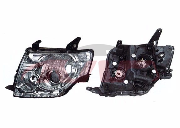 For Mitsubishi 6182007-2010 Pajero V97&nbsp;head Lamp With Motorxenon)&nbsp;l8301a845 R8301a046, Pajero List Of Auto Parts, Mitsubishi  Car Lamps-L8301A845 R8301A046