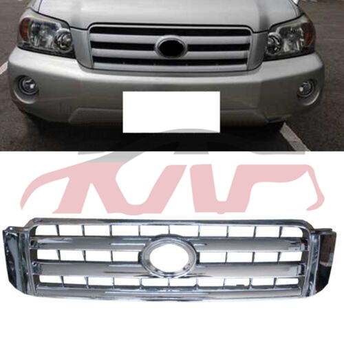 For Toyota 3072005-2008 Highlander  Usa&nbsp;chrome Grille,usa&nbsp;, Toyota  Automobile Mesh, Highlander Car Parts-