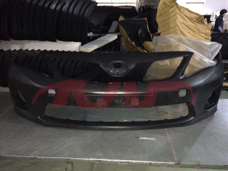 适用于丰田2010卡罗拉&nbsp;前保险杠，中国款 带方口孔&nbsp;52119-12961, 卡罗拉 汽车车身配件价格, 丰田 前杠-52119-12961