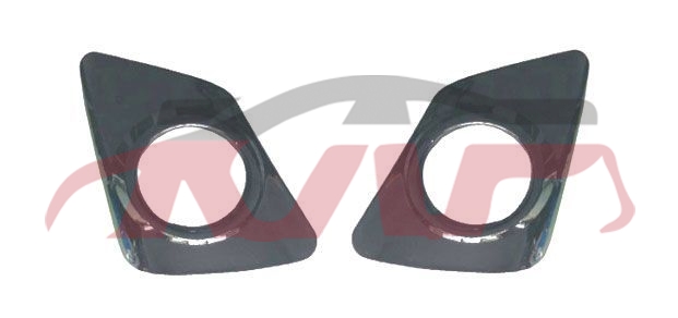 For Toyota 2022014 Corolla Usa, Se&nbsp;fog Lamp Cover,black Paint,se&nbsp;l 81482-02370 R 81481-02380, Corolla Auto Accessorie, Toyota  Fog Light Cover Assembled Without Holes-L 81482-02370 R 81481-02380