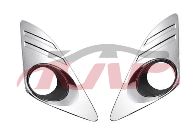 For Toyota 41352012-2014 Cmary Midde East&nbsp;fog Lamp Cover, Chrome, Black&nbsp;l52040-06280 R52030-06280, Toyota  Fog Light Cover Assembled Without Holes, Camry Car Parts Shipping Price-L52040-06280 R52030-06280
