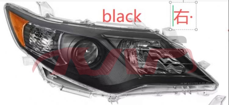 For Toyota 26622012-2014 Camry Se, Usa&nbsp;head Lamp, Black&nbsp;, Toyota   Headlight Bulb, Camry Car Pardiscountce-