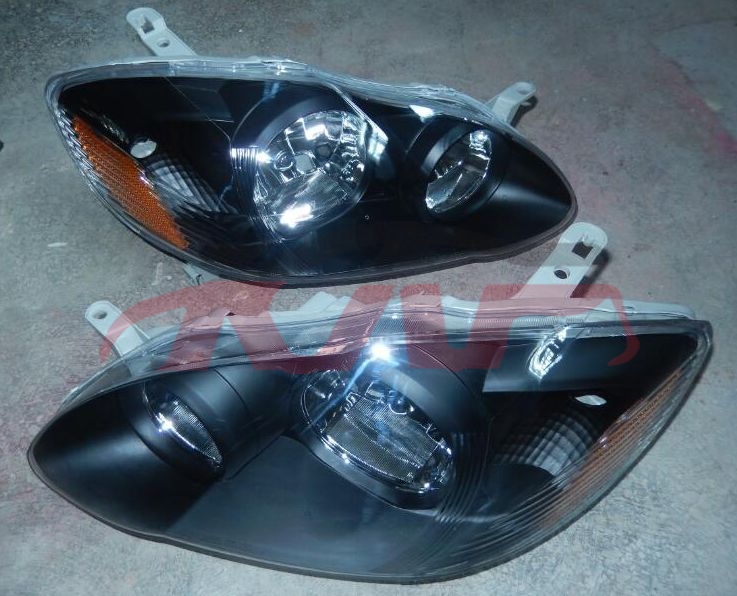 For Toyota 2112003 Corolla Usa&nbsp;head Lamp,all Black&nbsp;81150-02360   81110-02370  81110-02370  81150 02350, Toyota  Auto Head Lamp, Corolla Car Part-81150-02360   81110-02370  81110-02370  81150 02350