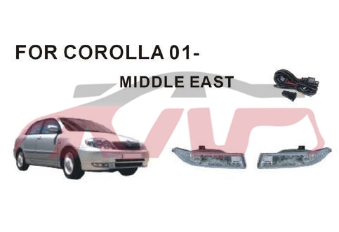 For Toyota 3622001 Corolla Middle East&nbsp;fog Lamp Group&nbsp;, Toyota   Rear Fog Light, Corolla Auto Parts-