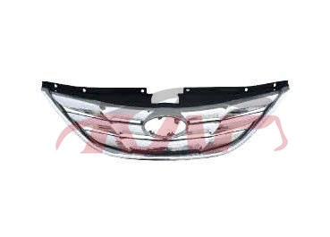 For Hyundai 9972011 Yf Sonata&nbsp;grille, Half Chrome&nbsp;86350-3s500, Hyundai   Car Body Parts, Sonata Accessories-86350-3S500