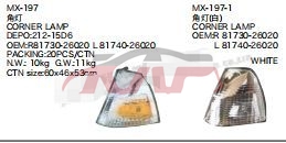 For Toyota 202781997 Hiace&nbsp;corner Lamp&nbsp;, Hiace List Of Car Parts, Toyota  Car Lamps-