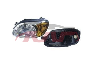 For Hyundai 15142003-2005 Accent&nbsp;head Lamp,yellow W/motor Hole&nbsp;r92102-25530  L92101-25530, Accent Carparts Price, Hyundai  Car Lamps-R92102-25530  L92101-25530