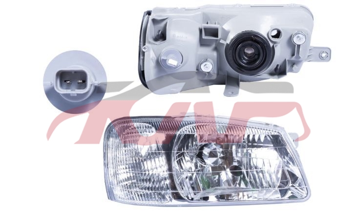 For Hyundai 15132000-2002 Accnet&nbsp;head Lamp White W/o Parking Lamp  Manual&nbsp;r 92102-25100  L 92101-25100   92102-25000   92101 -25000, Accent Auto Parts, Hyundai  Car Lamps-R 92102-25100  L 92101-25100   92102-25000   92101 -25000