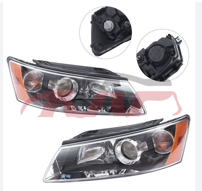 For Hyundai 14932004-2010 Nf Sonata&nbsp;head Lamp Yellow&black&nbsp;r 92102-0a000  L 92101-0a000, Hyundai   Headlamps, Sonata Automotive Parts Headquarters Price-R 92102-0A000  L 92101-0A000
