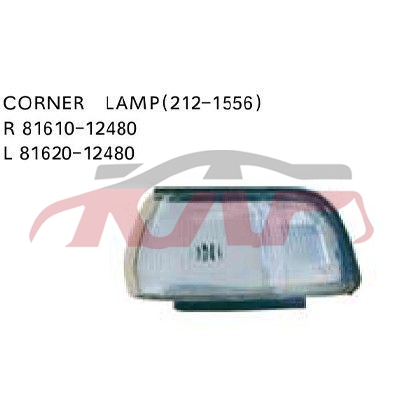 For Toyota 273ae10092-94) corner Lamp212 r 81610-12480 L 81620-12480, Toyota   Automotive Parts, Corolla  Accessories-R 81610-12480 L 81620-12480