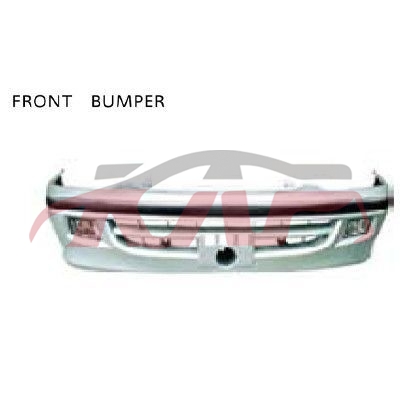 For Toyota 12132000 Hiace&nbsp;front Bumper White&nbsp;, Hiace Accessories, Toyota  Car Lamps-
