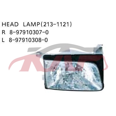 For Isuzu 2016651997  Kb140&nbsp;head Lamp&nbsp;r 8-97910307-0 L 8-97910308-0, Isuzu  Auto Lamps, Tfr Basic Car Parts-R 8-97910307-0 L 8-97910308-0
