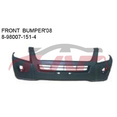 For Isuzu 13462004-2007 D-max&nbsp;front Bumper&nbsp;, D-max Advance Auto Parts, Isuzu   Car Body Parts-