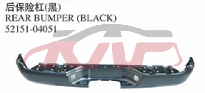 For Toyota 6512012-2015 Tacoma&nbsp;rear Bumper&nbsp;52151-04051, Tacoma Car Parts Shipping Price, Toyota  Bumper Guard Rear-52151-04051