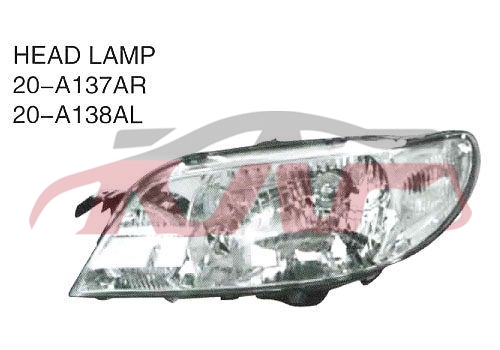 For Mazda 681haima 323&nbsp;head Lamp&nbsp;20-a137ar    20-a138al, Haima Cheap Auto Parts鈥?car Parts Store, Mazda  Car Lamps-20-A137AR    20-A138AL