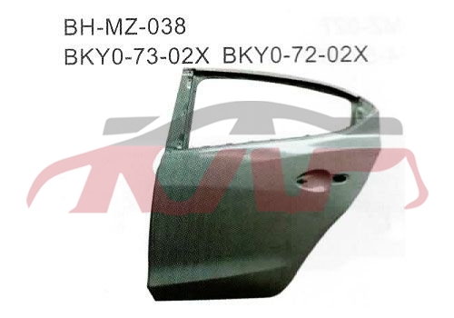 For Mazda 1114axela 14-15 back Door bky0-73-02x Bky0-72-02x, Mazda 3 Car Accessorie, Mazda  Auto PartBKY0-73-02X BKY0-72-02X