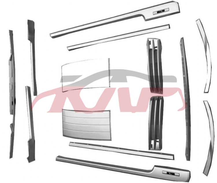 For Land Rover 1220range Rover Vogue 2018&nbsp;silvery  Strip Bofy Kit With L&nbsp;, Range Rover  Vogue Carparts Price, Land Rover   Car Body Parts-