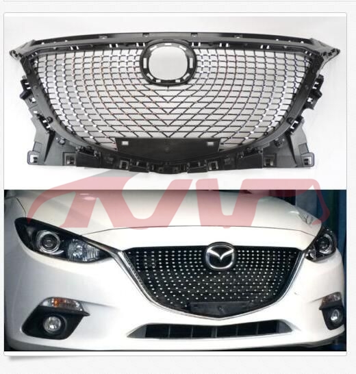 For Mazda 1114axela 14-15 grille , Mazda 3 Accessories, Mazda  Grills Guard