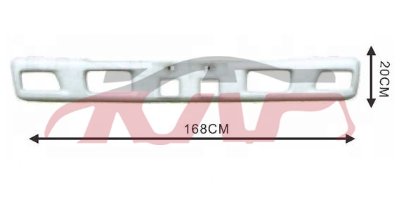 For Isuzu 1391700p/npr85 Narrow&nbsp;front Bumper W/ Fog Lamp Hole ,narrow 168cm&nbsp;, 700p Automotive Parts, Isuzu   Car Body Parts-